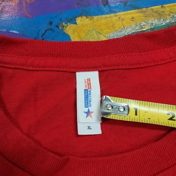 SoCal First Nation's Tribal Cannabis graphic red tee - size XL, made in Mexico - Picture 3 of 7